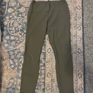 Lululemon Olive Green Wunder Train Leggings
